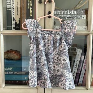 Nordstrom Baby dress and pants set, purple, size 6 months